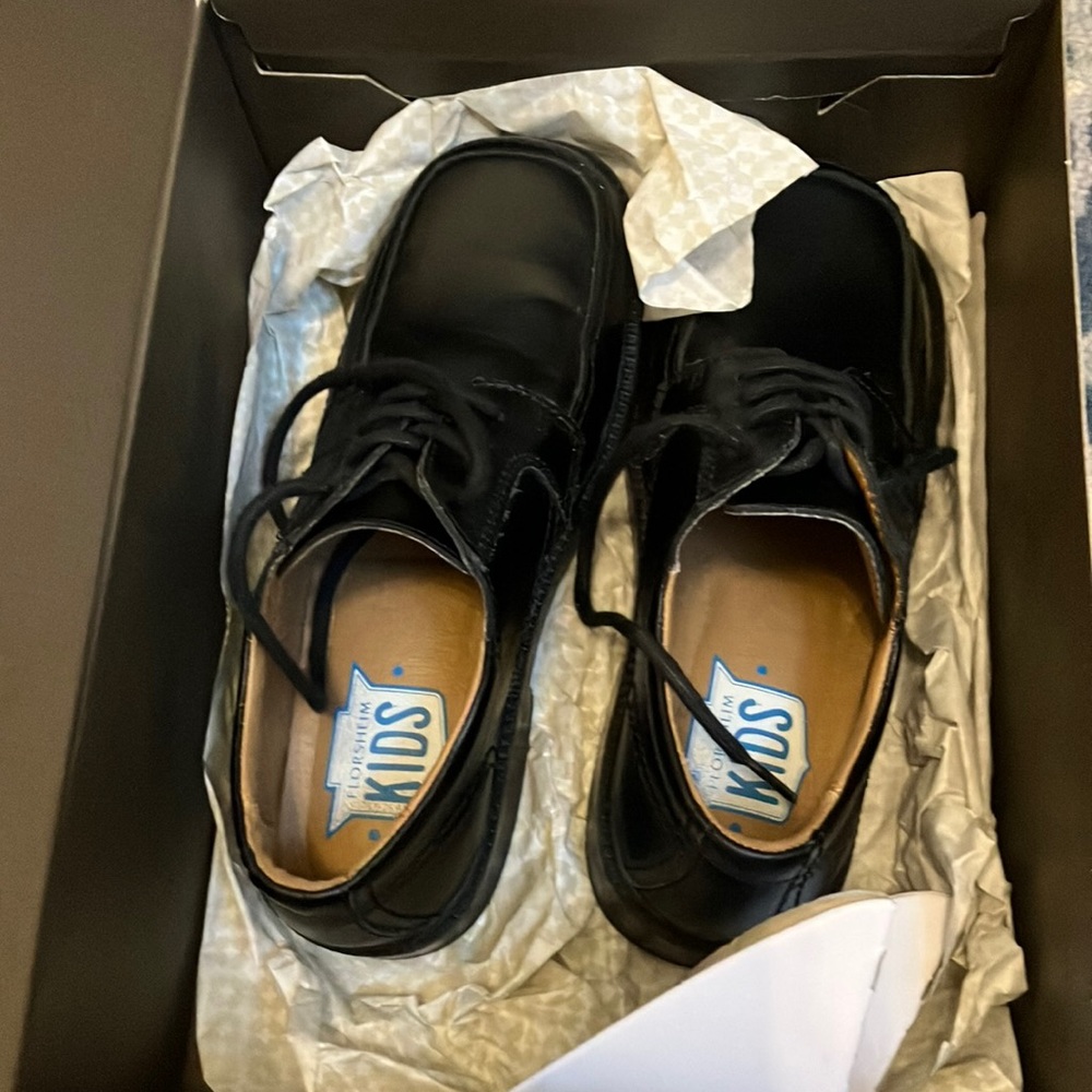 Florsheim Black Boys Dress Shoes